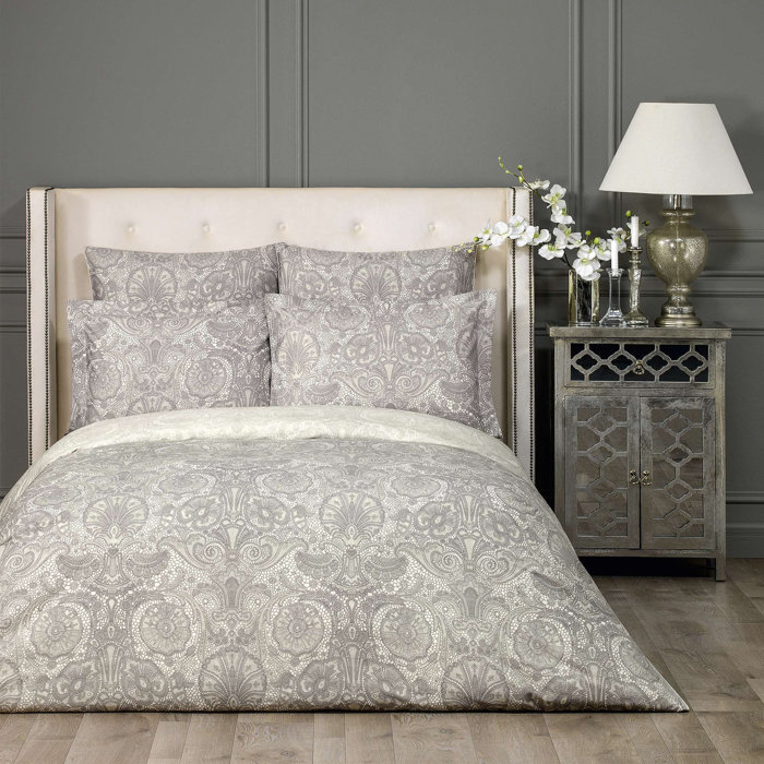 Canora Grey Arlette Egyptian Cotton Sateen Floral Pillowcase Wayfair